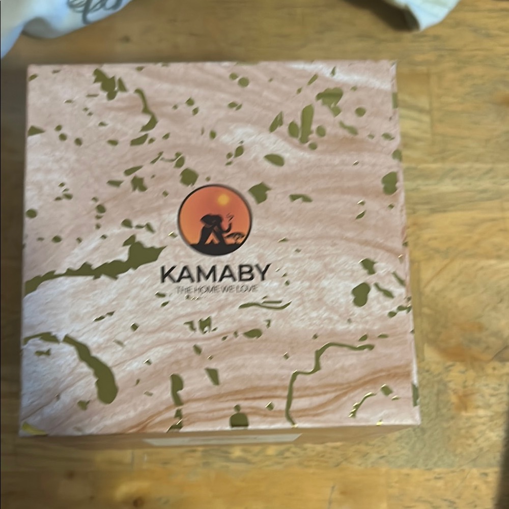Kamaby Decorative Box with Abstract Design